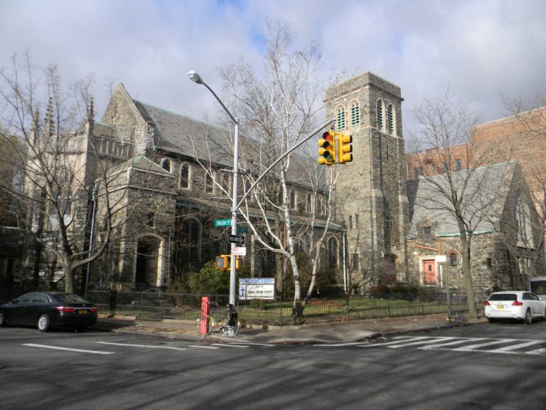 Here’s a view of the historic Flatbush Presbyterian Church from the corner of East 23rd Street and Foster Avenue. Photo courtesy of Respect Brooklyn