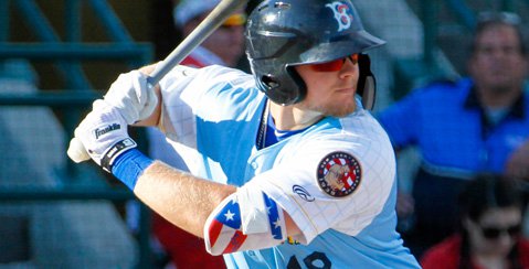 Cyclones first baseman Gavin Garay homered for the first time this summer Sunday afternoon as Brooklyn stomped Vermont, 9-1, for its season high-tying fifth consecutive victory. Photo courtesy of Brooklyn Cyclones