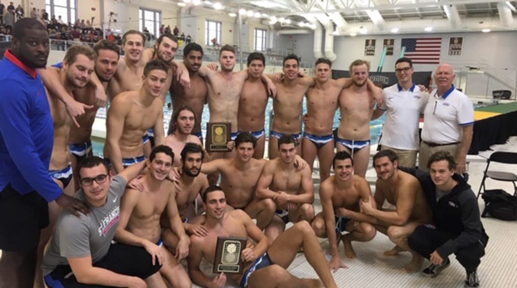 The SFC Brooklyn men’s water polo team revealed its 2019 schedule, one it hopes will lead the Terriers back to the NCAA Championships later this year. Photo courtesy of SFC Brooklyn Athletics