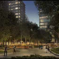 Here’s a vision of what Atlantic Yards/Pacific Park will look like when its construction is completed. Rendering courtesy of VUW Studio