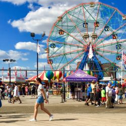 Coney Island's amusement district. Photo: Lore Croghan/Brooklyn Eagle