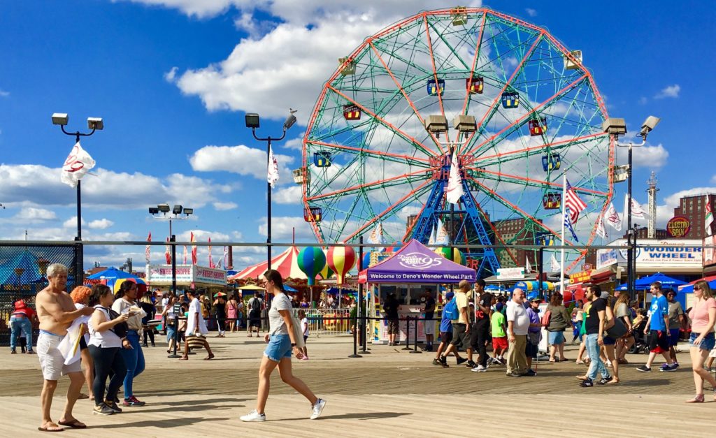 Coney Island's amusement district. Photo: Lore Croghan/Brooklyn Eagle