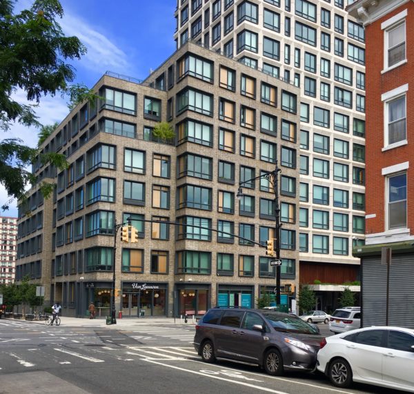 This August 2019 photo shows 550 Vanderbilt Ave., seen from the corner of Dean Street.