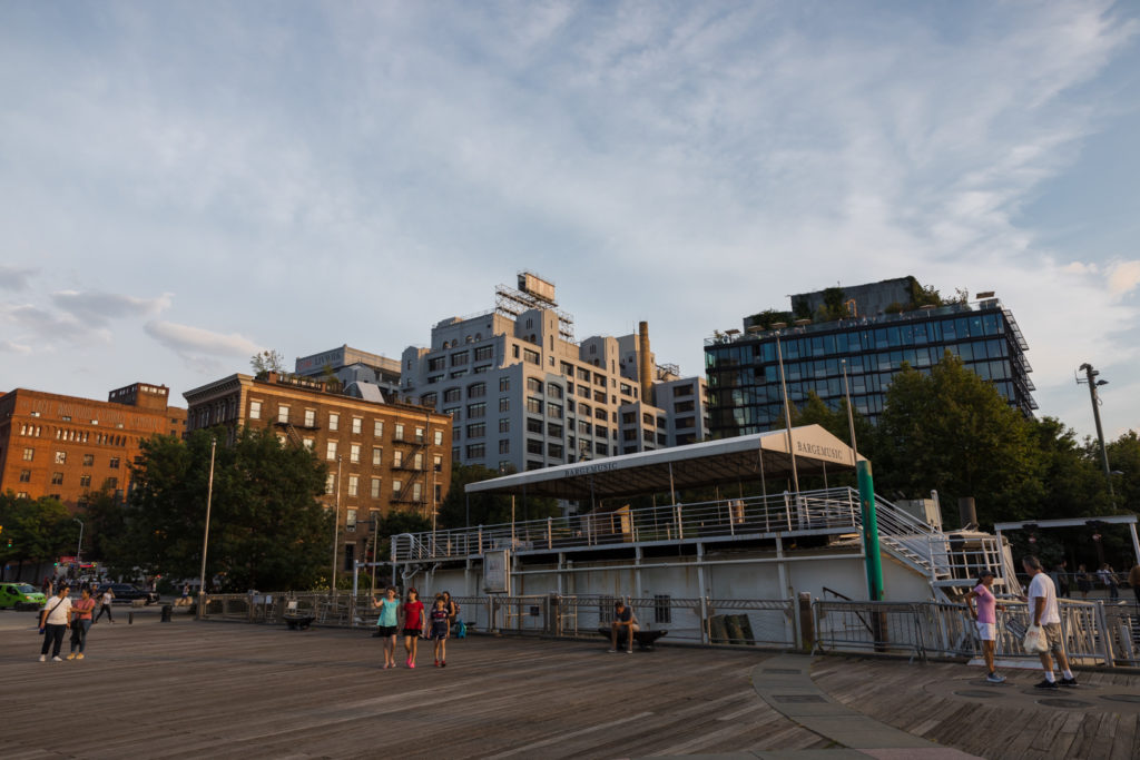This is Panorama, the former world headquarters of the Jehovah’s Witnesses, seen from Fulton Ferry Landing. Eagle photo by Paul Frangipane