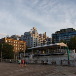 This is Panorama, the former world headquarters of the Jehovah’s Witnesses, seen from Fulton Ferry Landing. Eagle photo by Paul Frangipane