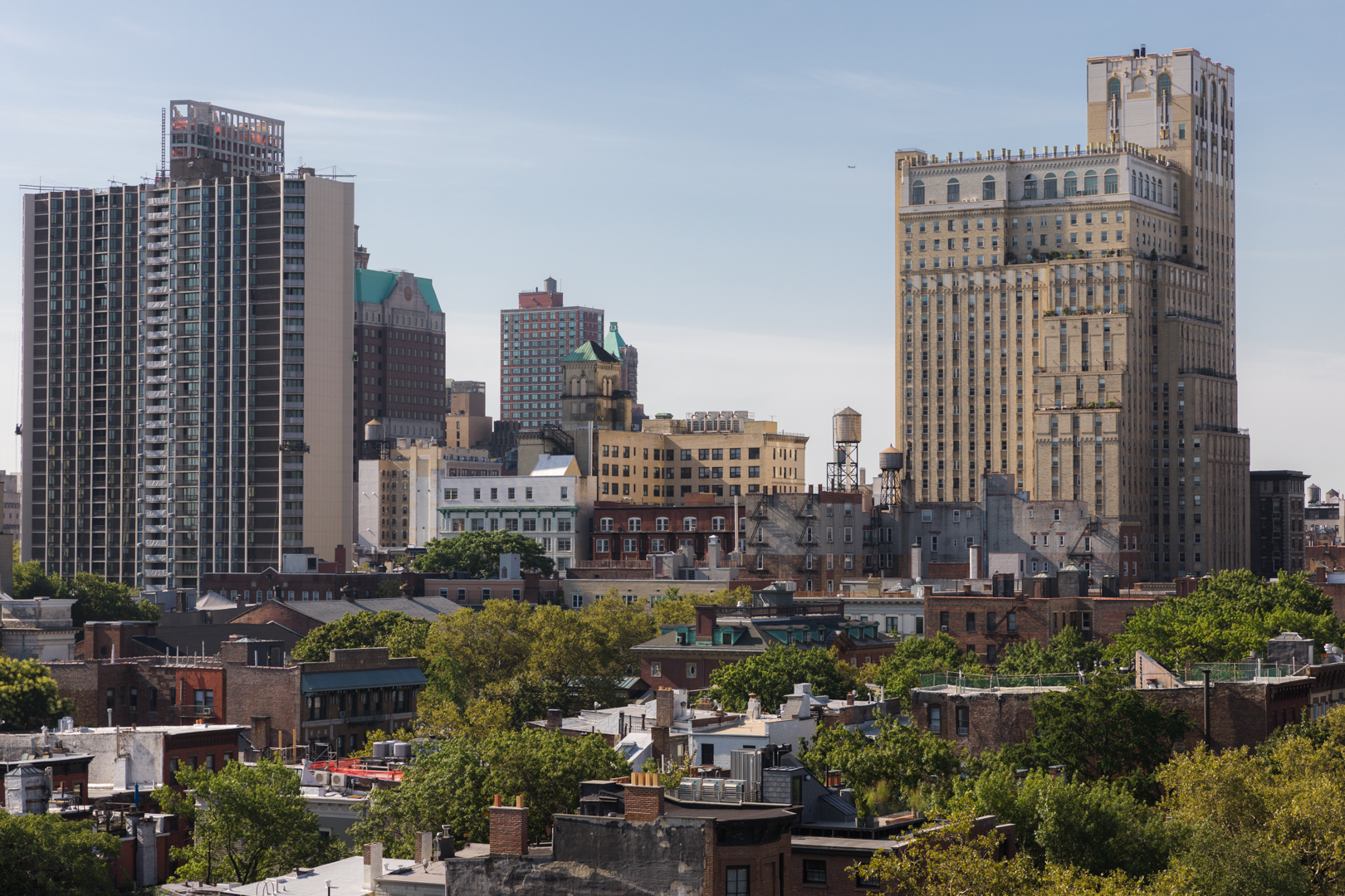 Here is Brooklyn Heights seen from the 12th floor of 25 Columbia Heights. Eagle photo by Paul Frangipane