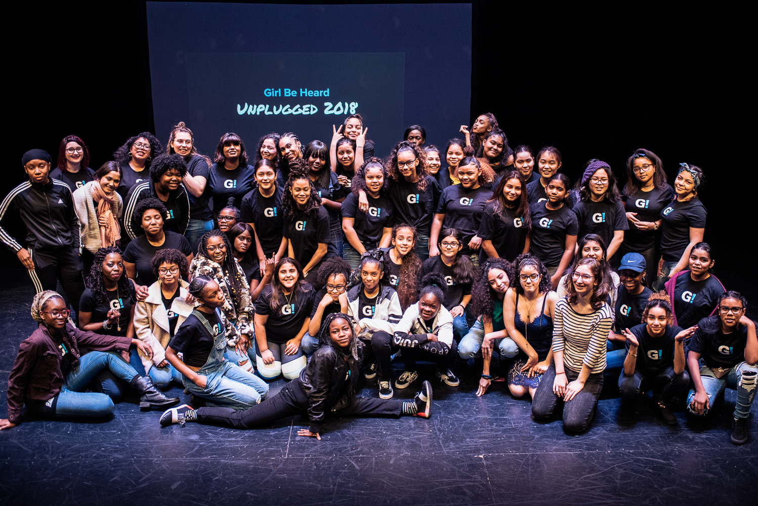 Girl Be Heard performers in the event “Unplugged 2018.” Photo courtesy of Girl Be Heard