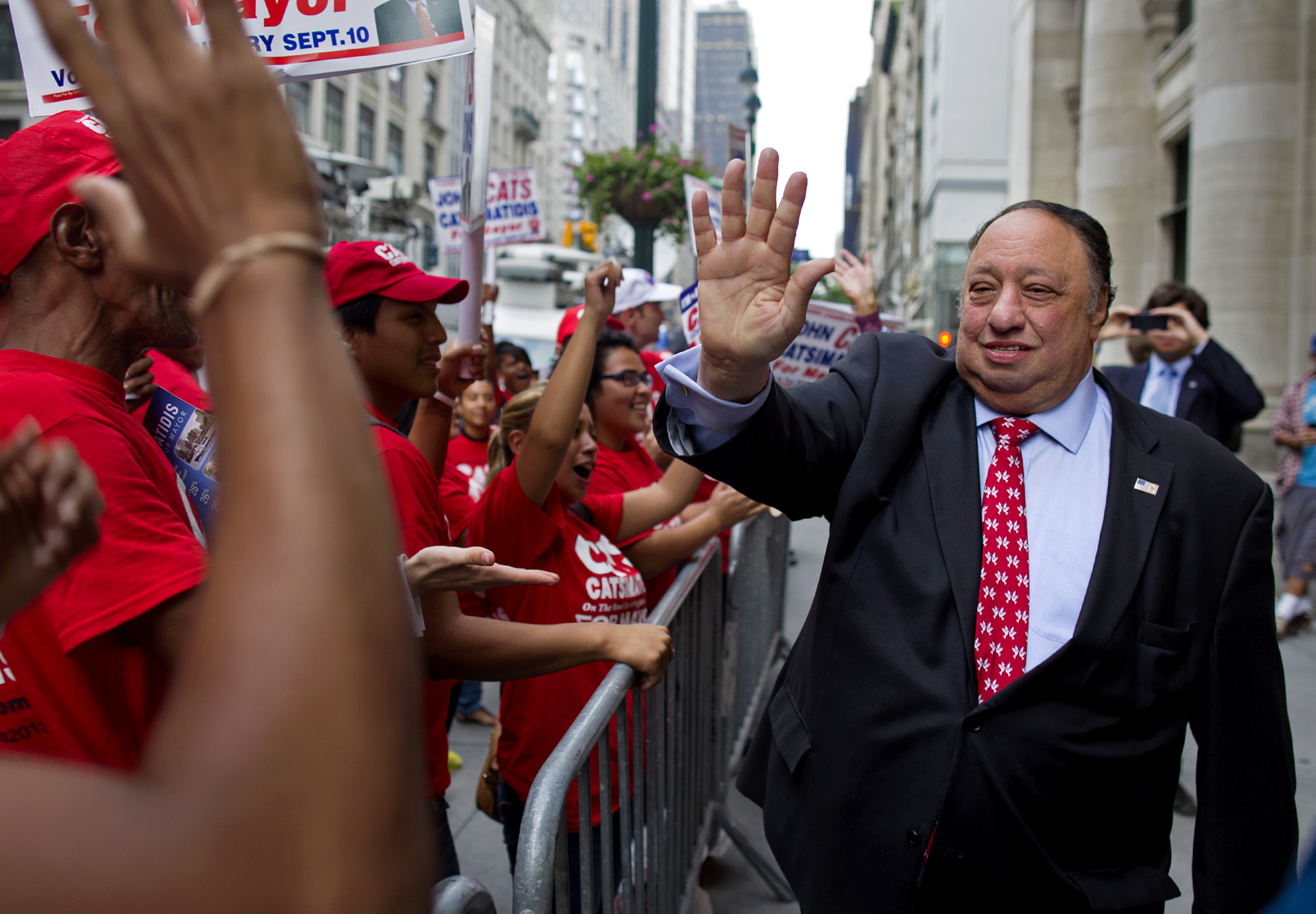 Would billionaire John Catsimatidis, seen here during his 2013 Mayoral campaign, like to Adopt-a-Boardwalk? AP photo by Craig Ruttle 