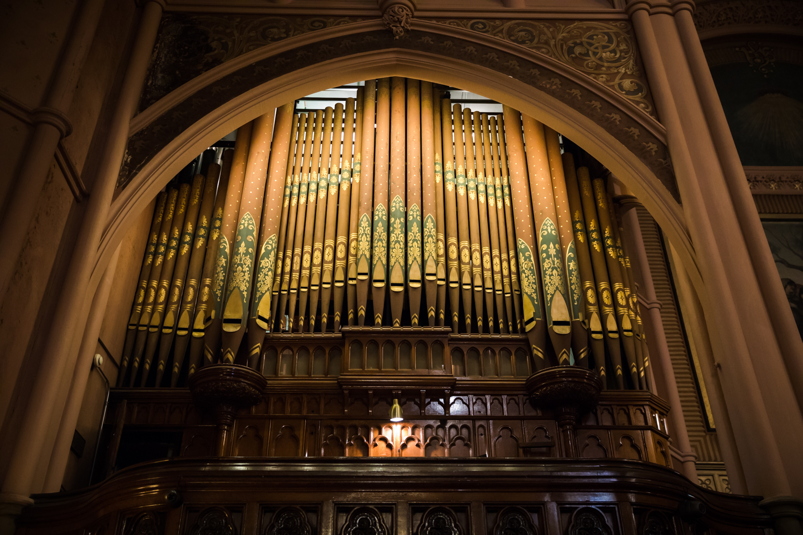 In 1928, the M.P. Moller Company rebuilt the 1891 Roosevelt organ and more work was done on it in 1937. Eagle photo by Paul Frangipane