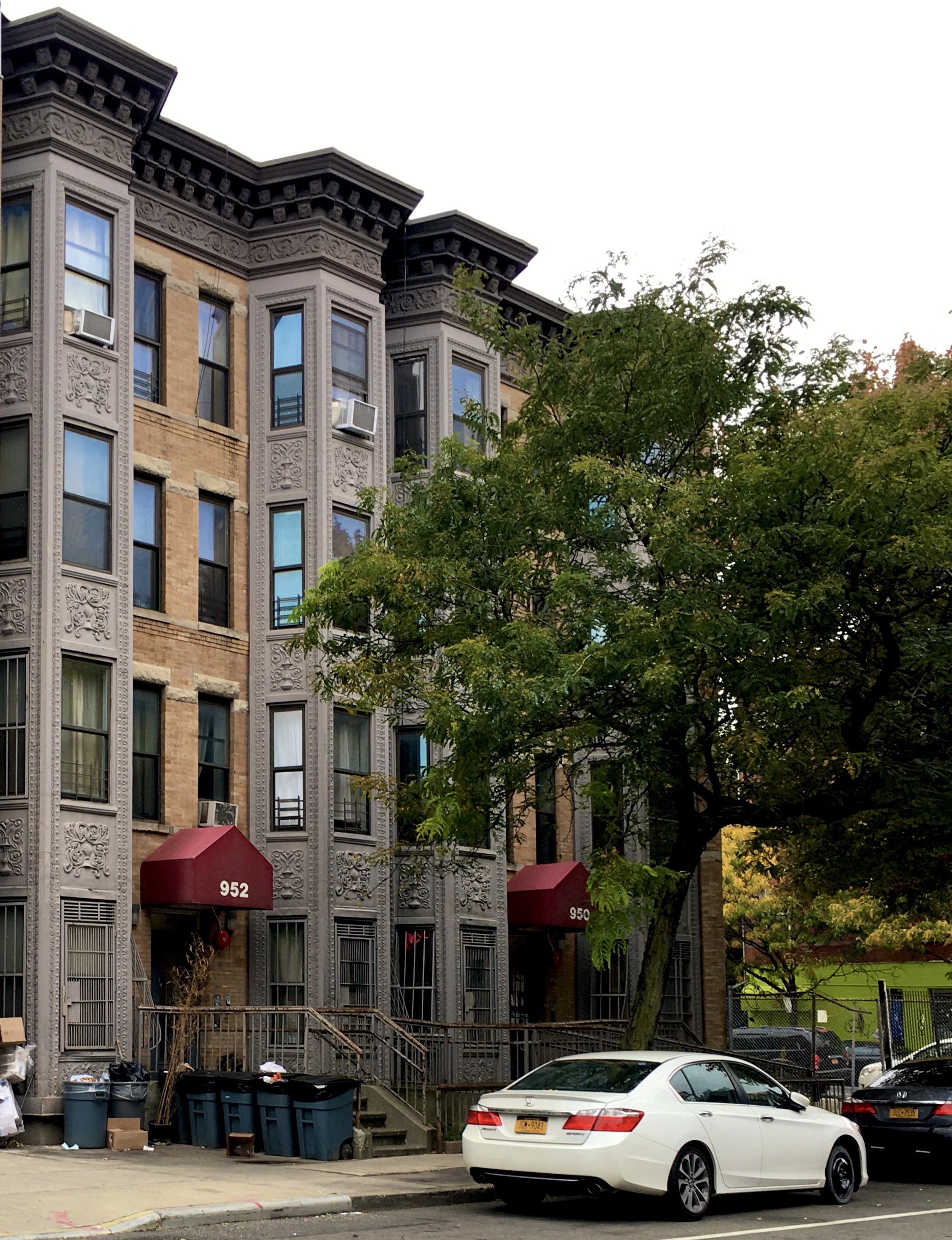 These Bergen Street buildings with distinctive metalwork were constructed in 1892. Eagle photo by Lore Croghan