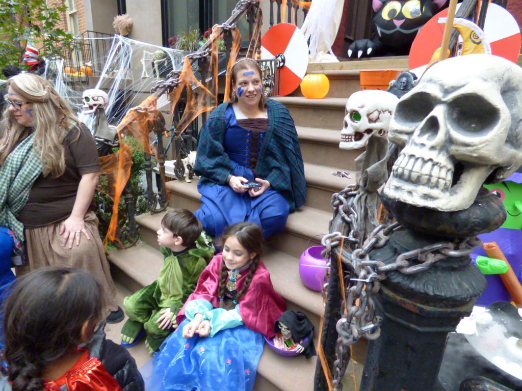 Brooklyn gets ready for Halloween. Photo by Mary Frost