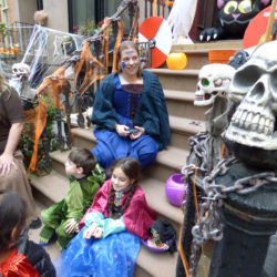 Brooklyn gets ready for Halloween. Photo by Mary Frost