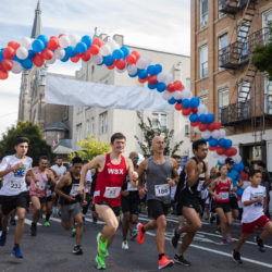 Get to the Point hosted 224 runners to make the streets of Greenpoint their track. Eagle photo by Paul Frangipane