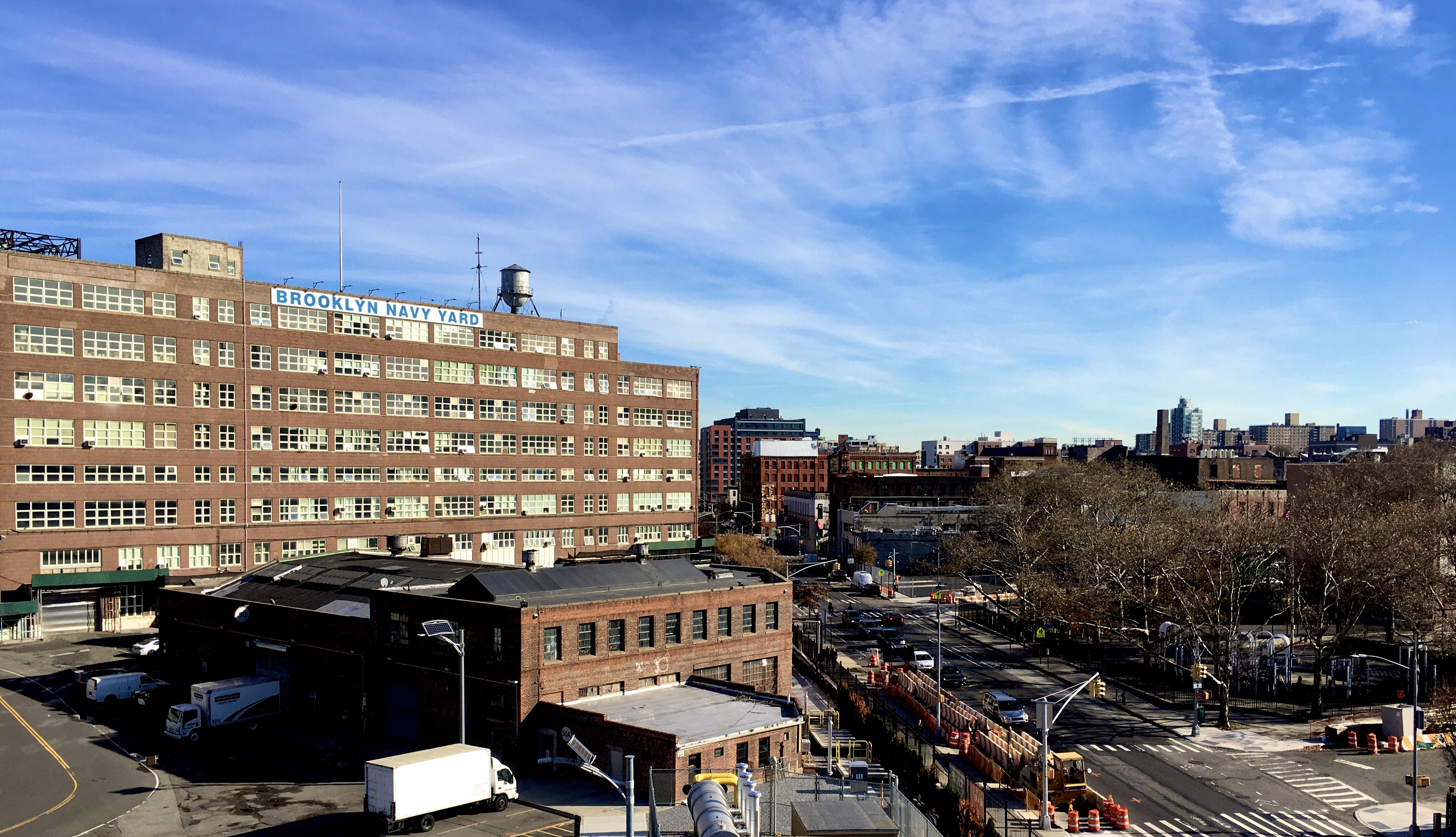 By taking a guided tour of the Brooklyn Navy Yard, you get to see parts of the 300-acre complex that are off limits to the general public. Photo: Lore Croghan/Brooklyn Eagle