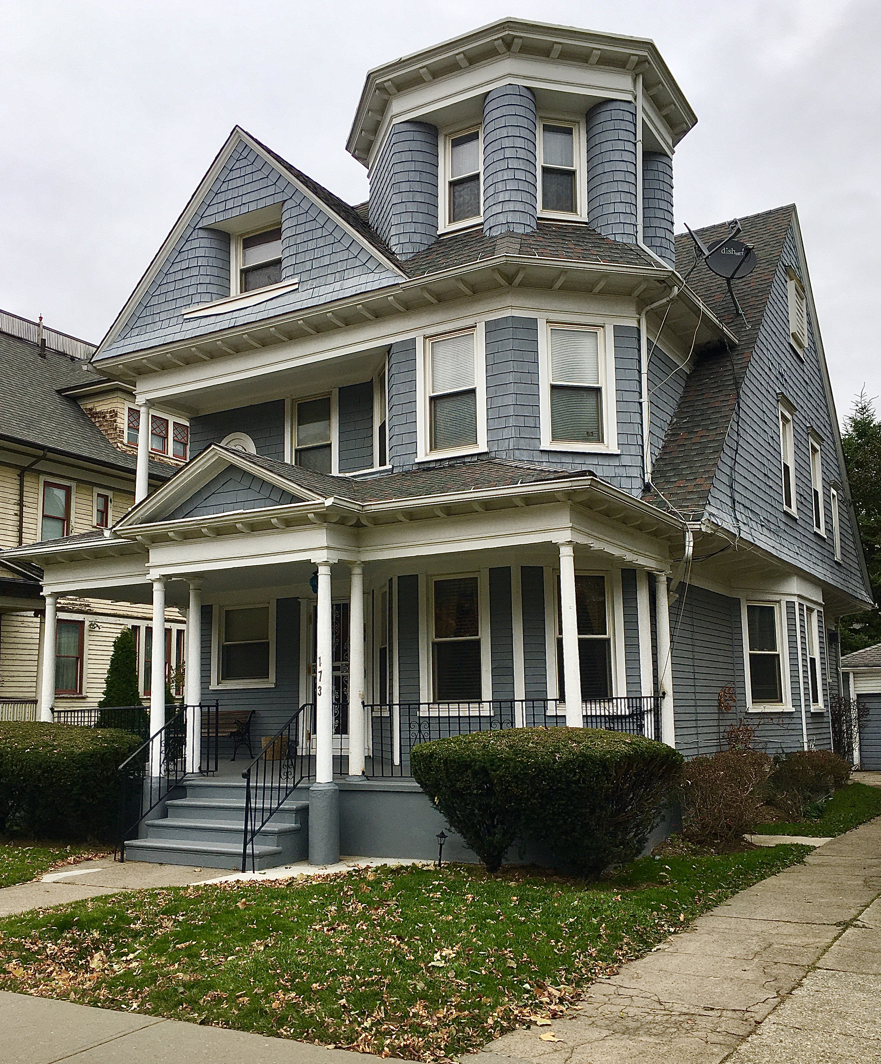  Architect Benjamin Driesler designed 173 Westminster Road in 1898. It’s located in the Prospect Park South Historic District. Photo: Lore Croghan/Brooklyn Eagle