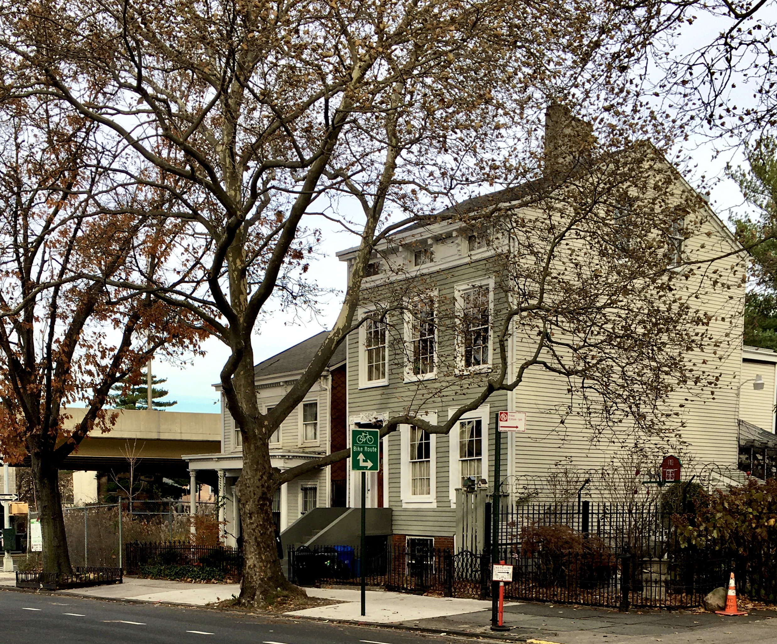 Here’s a glimpse of Vanderbilt Avenue in the Wallabout Historic District. Photo: Lore Croghan/Brooklyn Eagle
