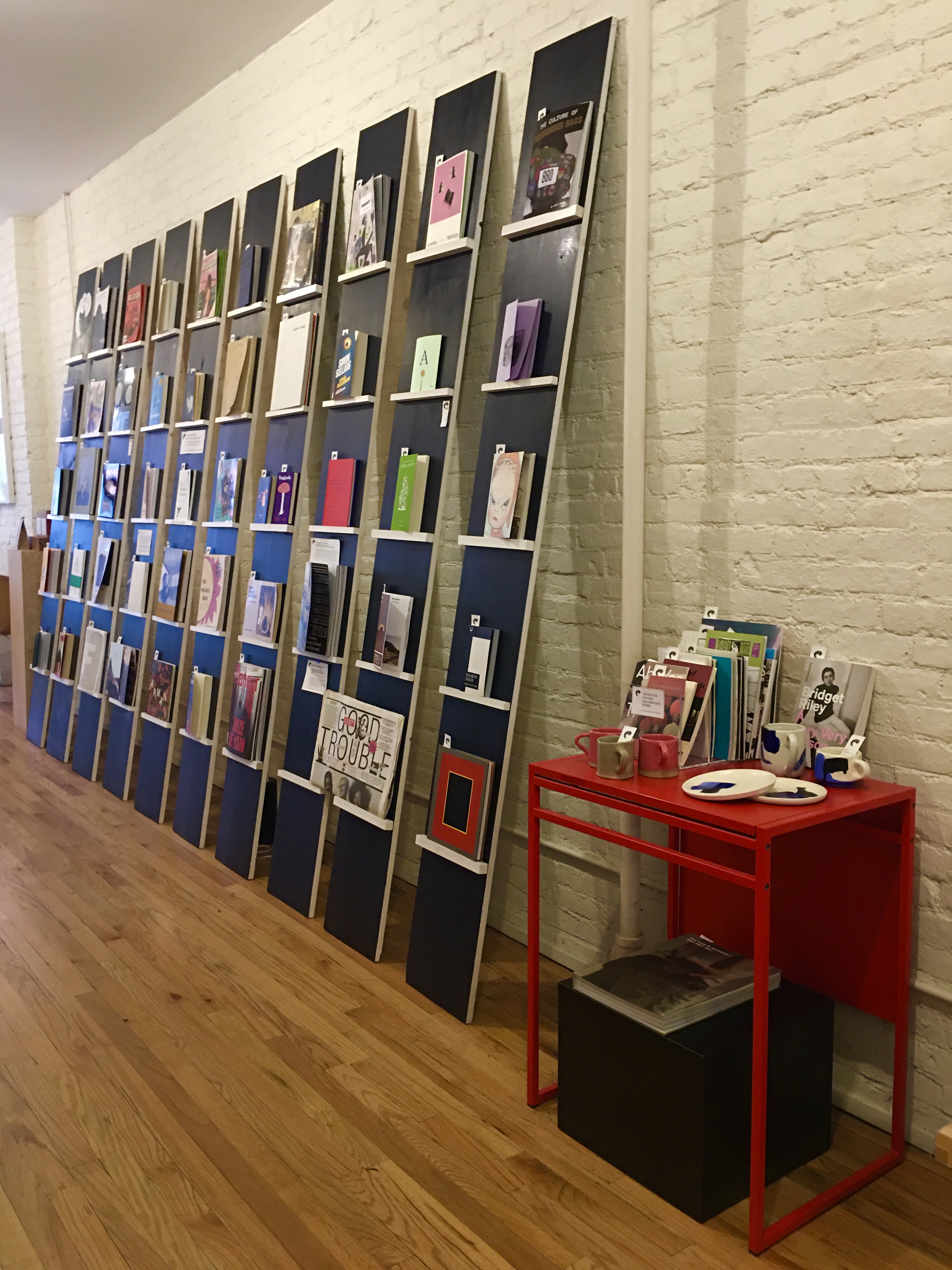 Beautiful books are on display at a shop called Head Hi. Photo: Lore Croghan/Brooklyn Eagle