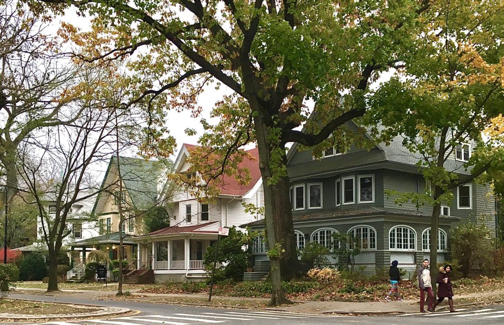 Victorian Flatbush is a fine place for a stroll even on chilly, gray days. Photo: Lore Croghan/Brooklyn Eagle
