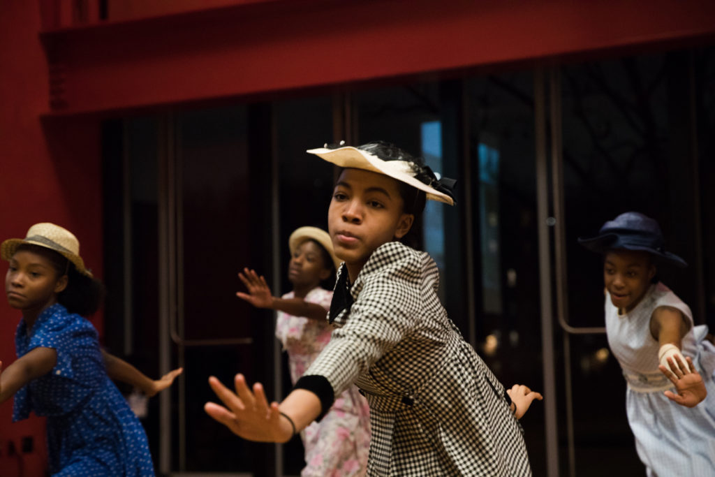 Weeksville Heritage Center hosted its first Kwanzaa celebration in 45 years. Edge School of the Arts dancers kicked off performances at the event. Photo: Paul Frangipane/Brooklyn Eagle