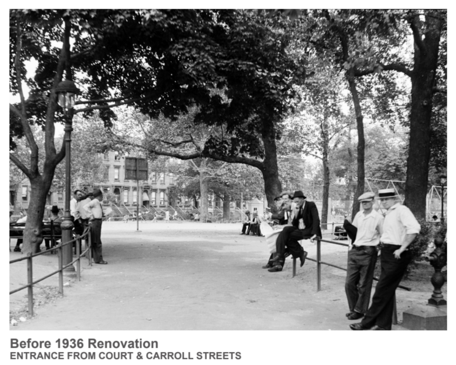 Carroll Park in the 1930s. Photo: NYC Parks Department