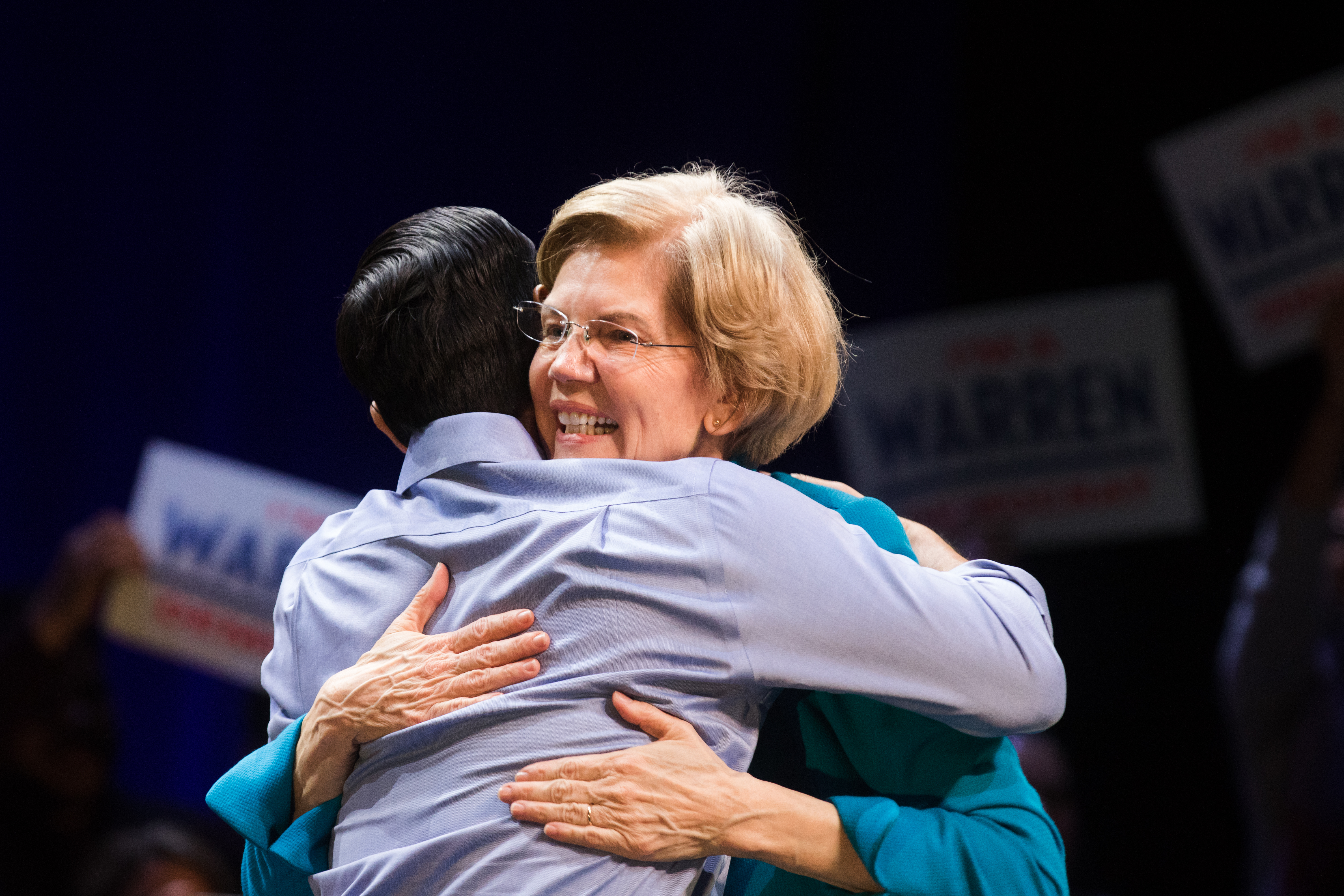 Castro announced on Monday that he would be endorsing Warren for president. Photo: Paul Frangipane/Brooklyn Eagle