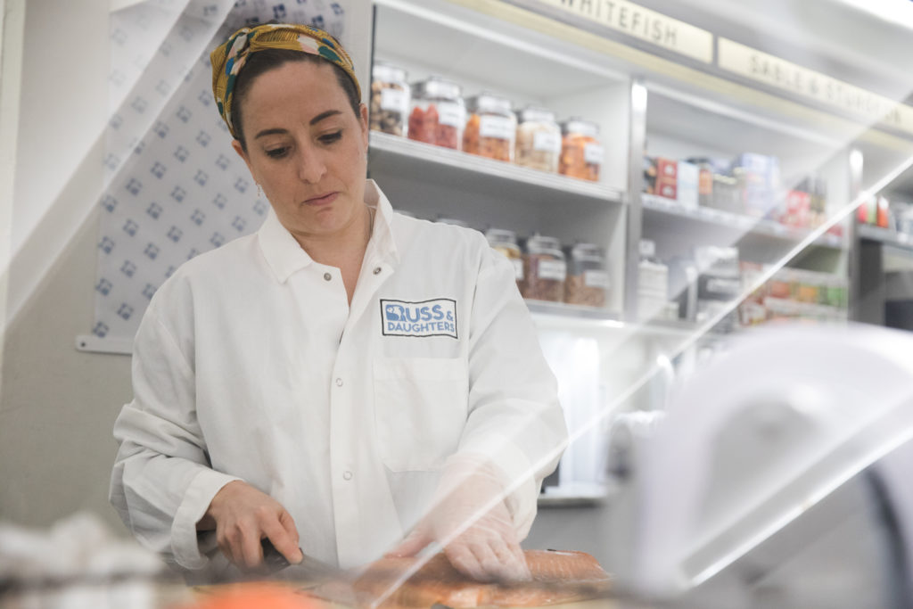 Niki Russ Federman co-owns Russ & Daughters, which has a food-manufacturing facility at the Brooklyn Navy Yard. Photo: Paul Frangipane/Brooklyn Eagle
