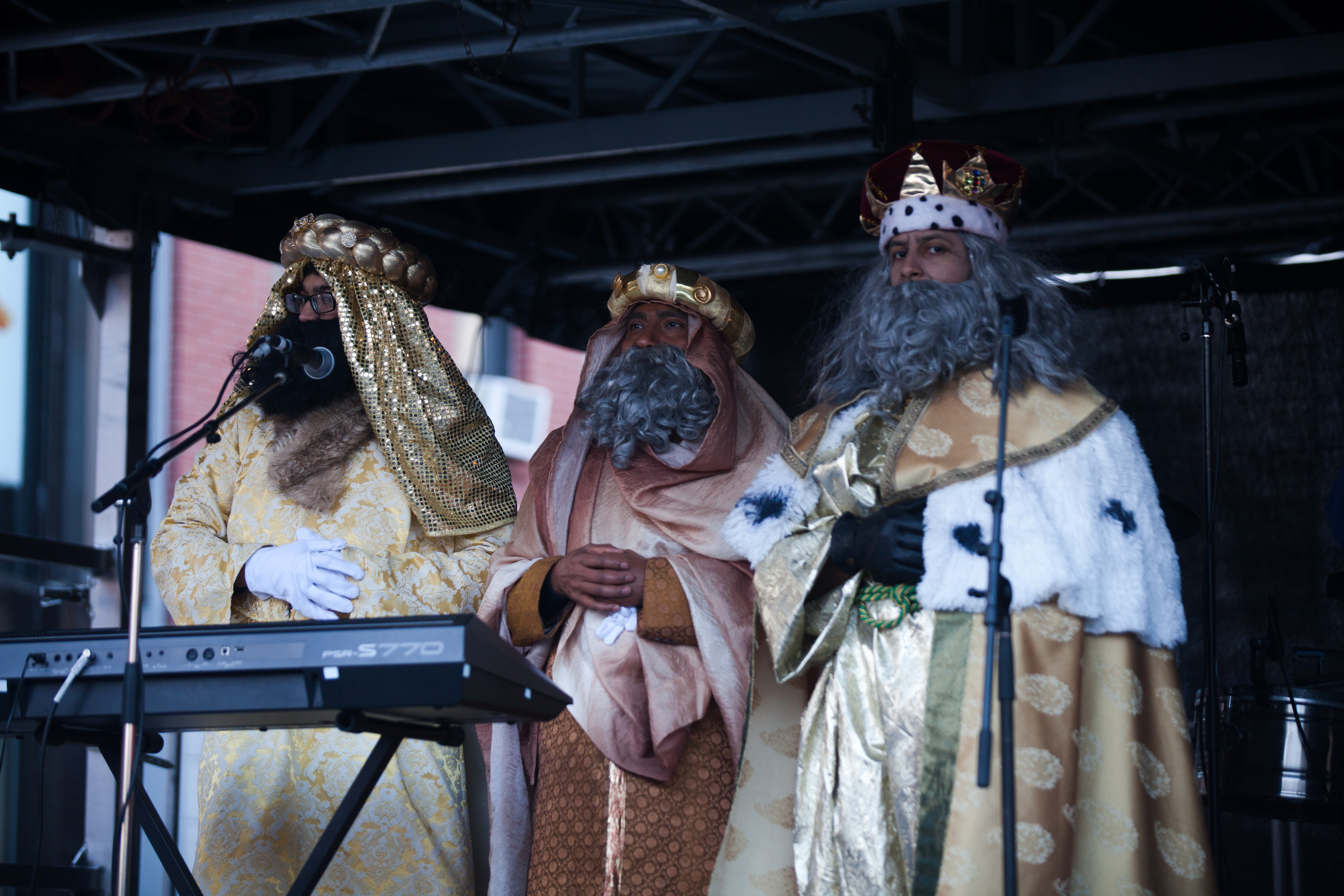 Once the parade got to Broadway, a festival showcased the three kings and celebrated with live music.