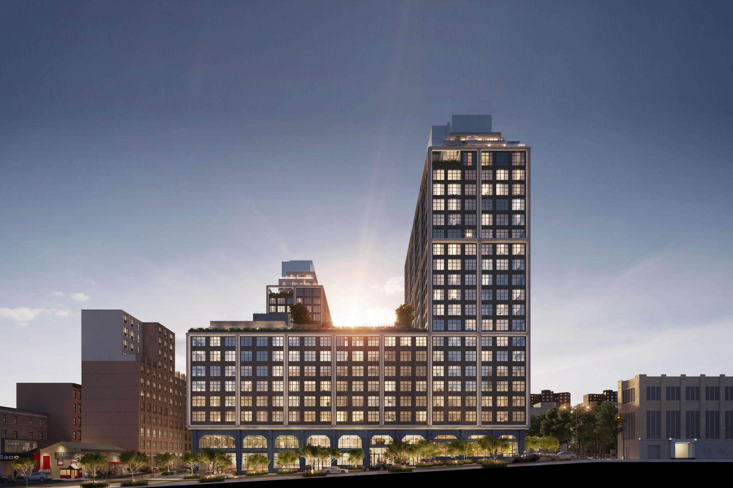Here’s the developers’ vision for Front & York, which is under construction at 85 Jay St. Rendering by Williams New York