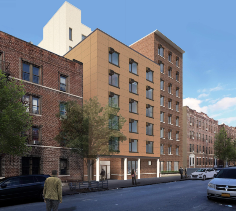 The Settlement Housing Fund and Beechwood Organization plan to construct affordable housing on Prospect Place in Weeksville. Rendering by Edelman Sultan Knox Wood