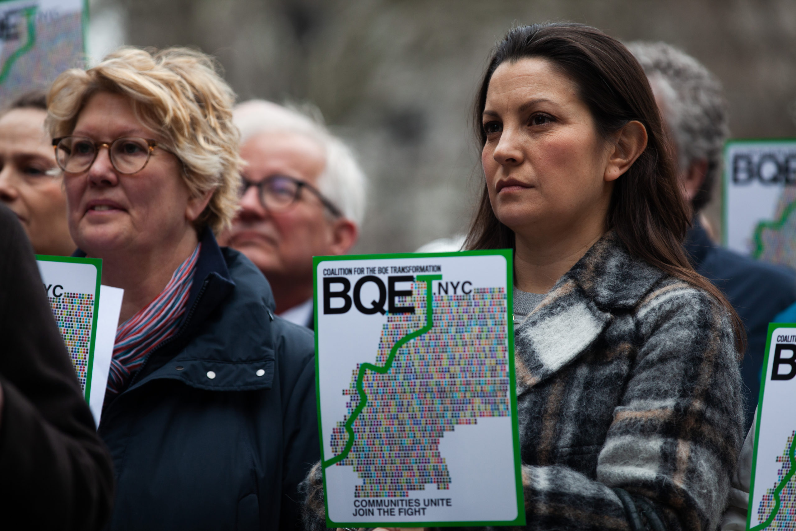From left: Amy Breedlove, president of the Cobble Hill Association and Lara Birnback, executive director of the Brooklyn Heights Association. Photo: Paul Frangipane/Brooklyn Eagle