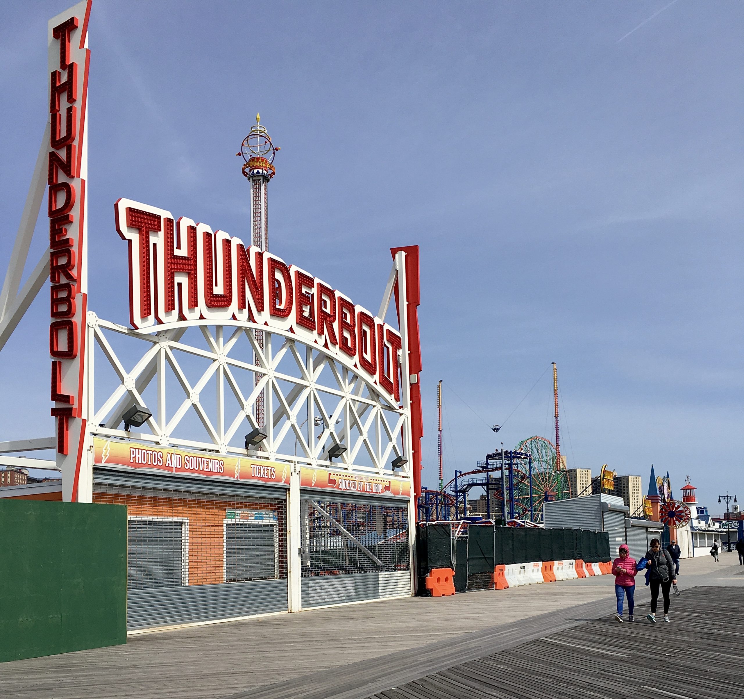  Here’s the entrance to the Thunderbolt. Photo: Lore Croghan/Brooklyn Eagle