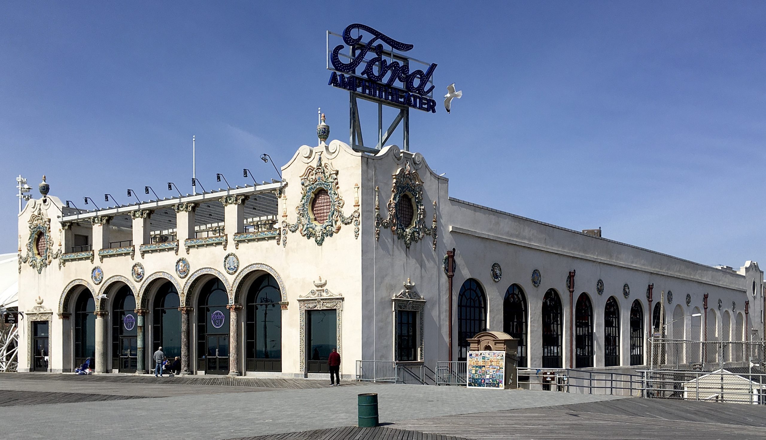 This gorgeous landmark is now part of Ford Amphitheater at Coney Island Boardwalk. Photo: Lore Croghan/Brooklyn Eagle