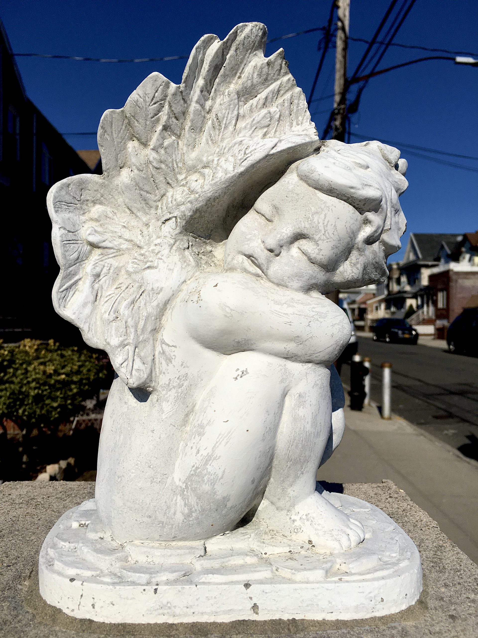 Look Homeward, Angel. Seen in Bath Beach. Photo: Lore Croghan/Brooklyn Eagle