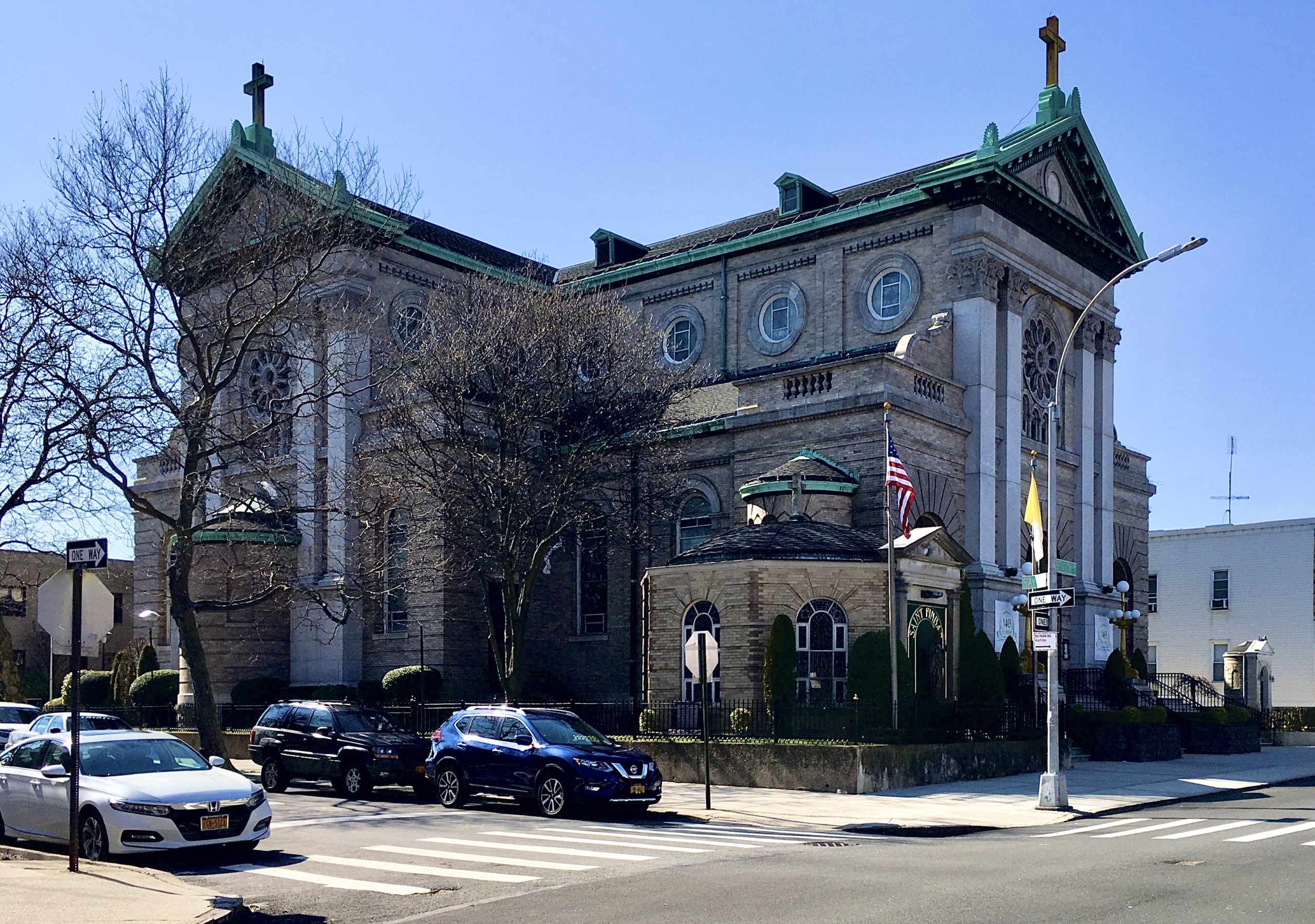 This is St. Finbar’s century-old church building. Photo: Lore Croghan/Brooklyn Eagle