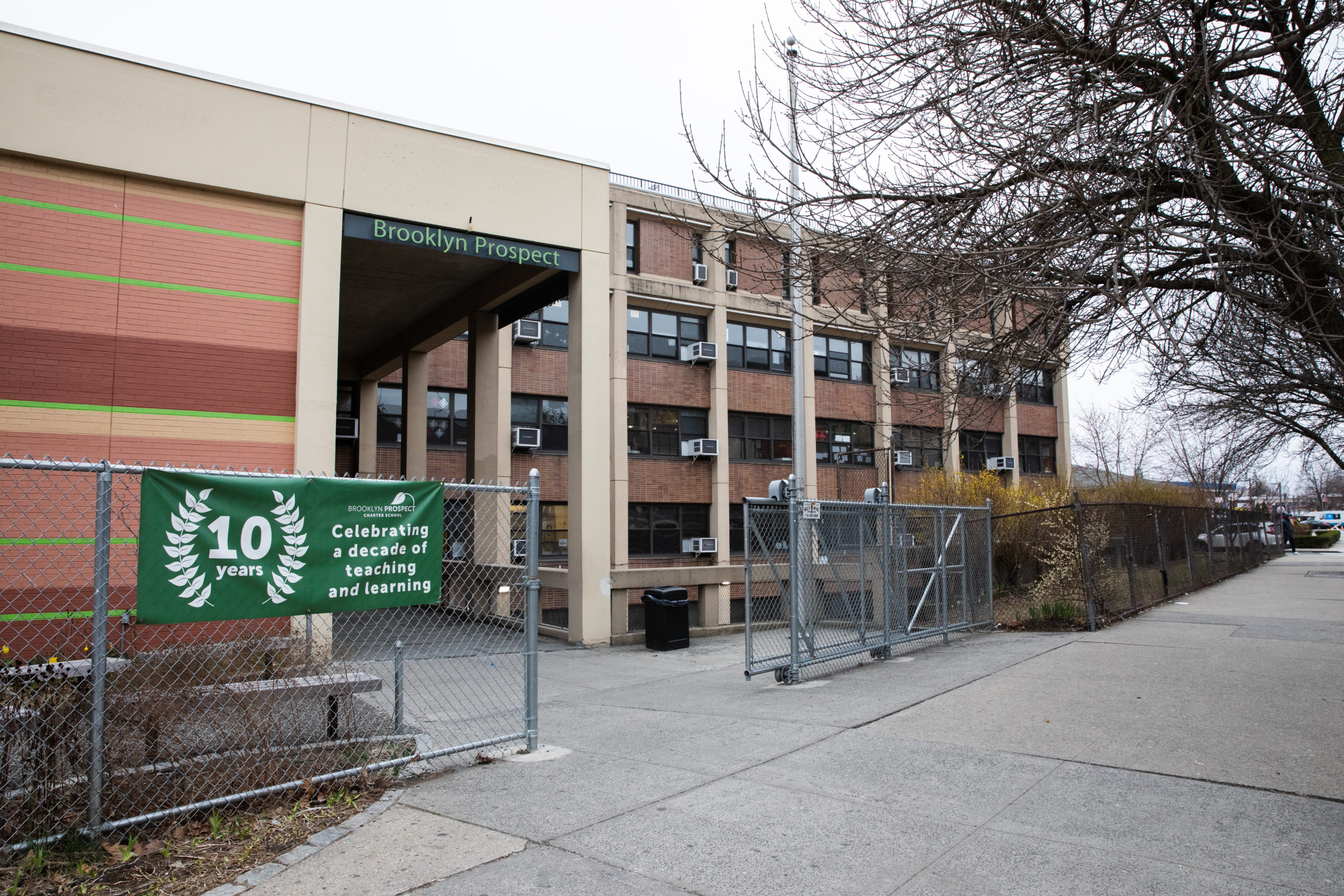 The Windsor Terrace location of Brooklyn Prospect Charter School at 3002 Fort Hamilton Parkway. Brooklyn Eagle by photo: Paul Frangipane