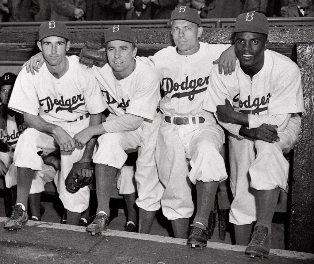 A handshake from a white teammate signaled Jackie Robinson's arrival in  America's game