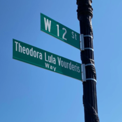 the street sign