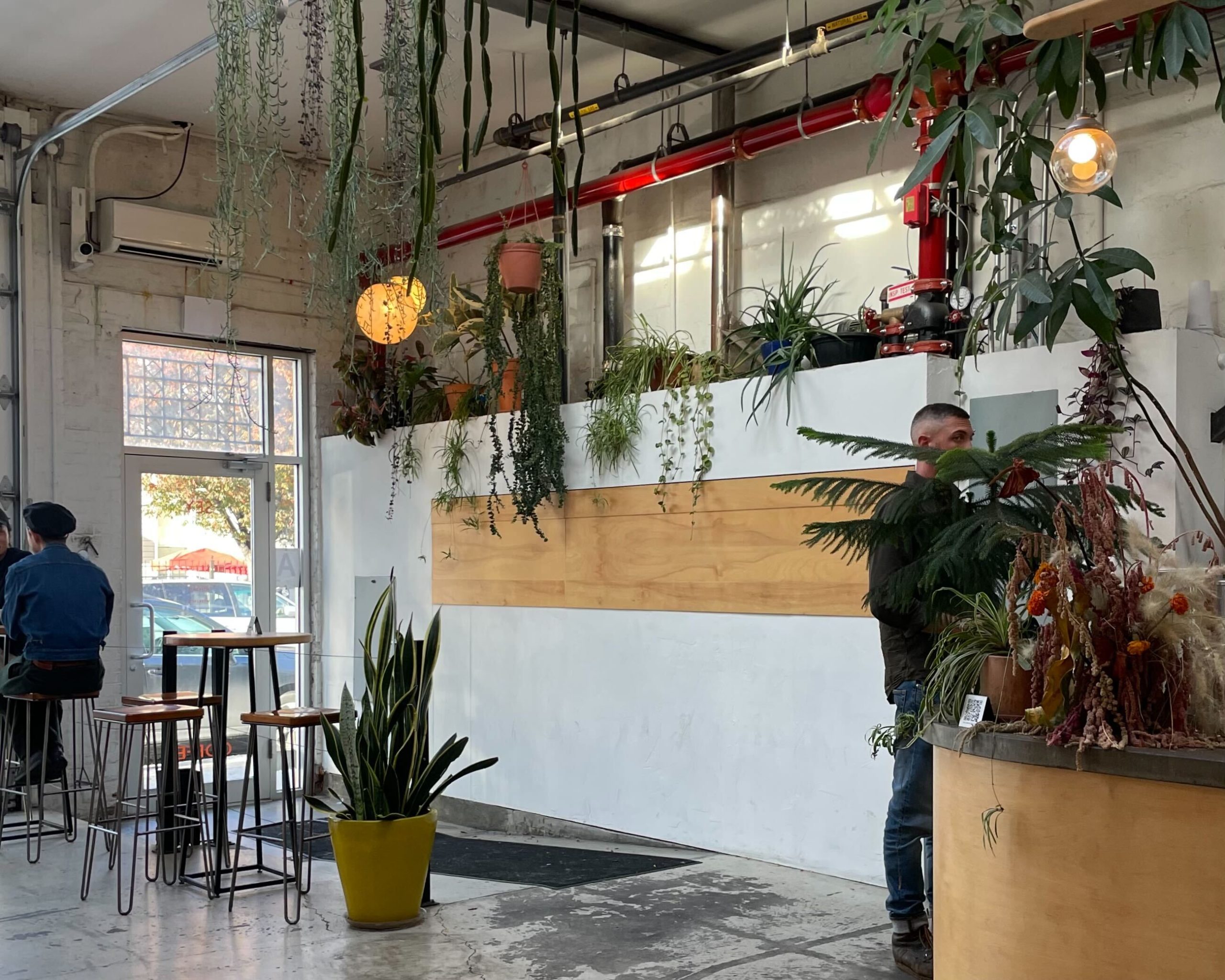 The inside of Sey Coffee in East Williamsburg. Photo: Lindsey Scharold