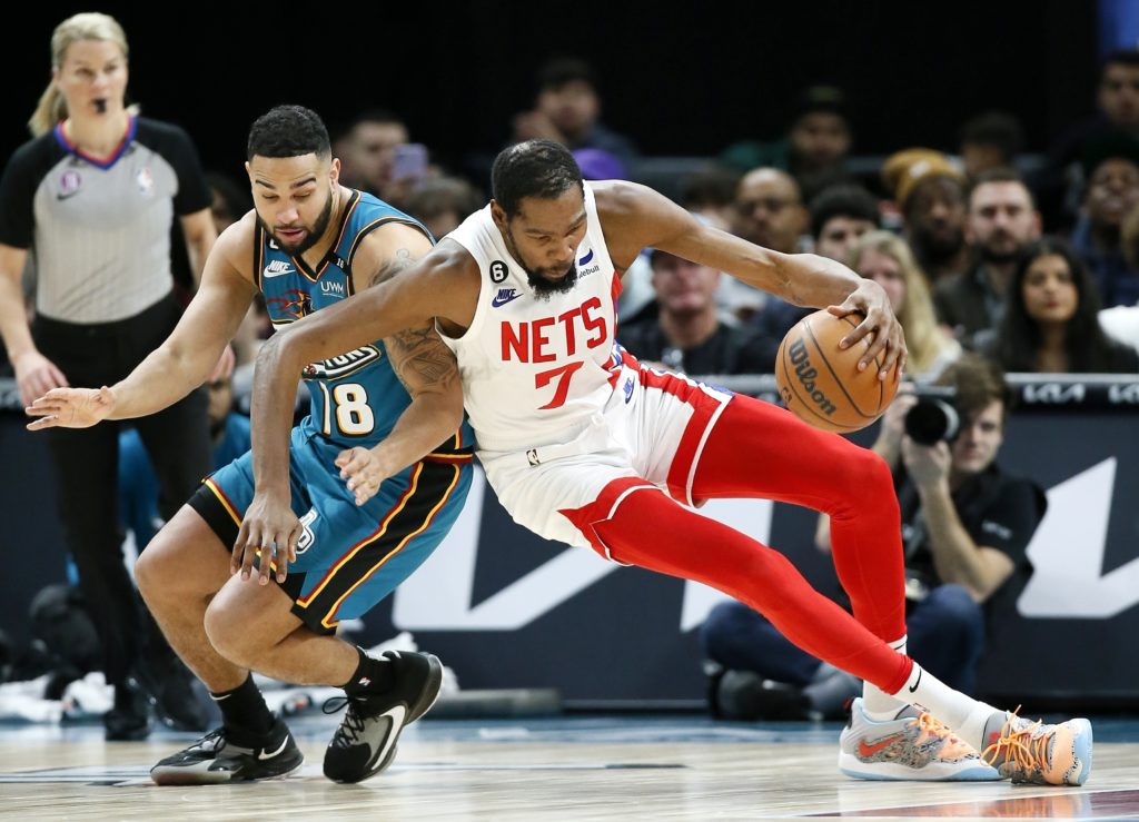 Durant, Irving help Nets hold off Ado, Heat 128-124 – KXAN Austin