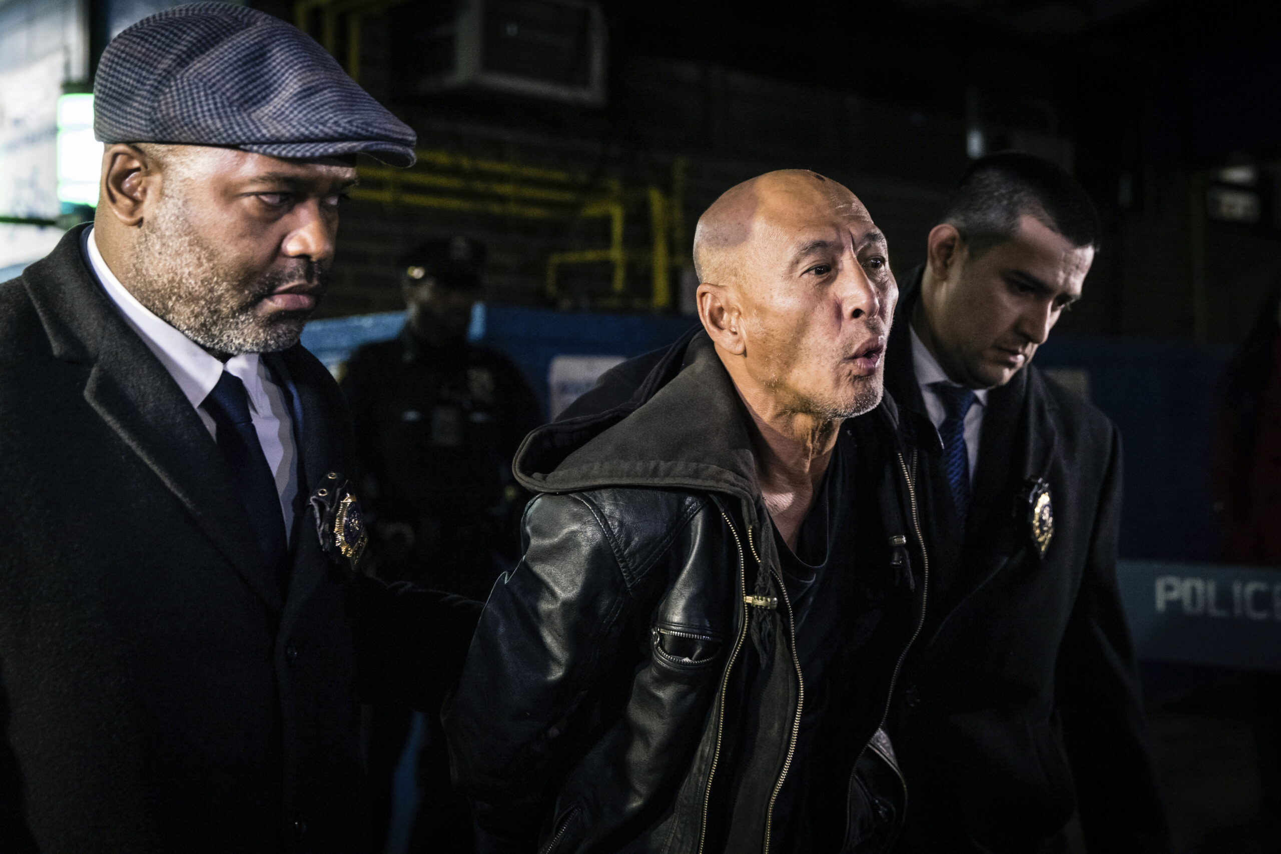 BROOKLYN - U-HAUL DRIVER: Weng Sor was walked by NYPD detectives out of the 68th Precinct in Bay Ridge. 
Photo: Stefan Jeremiah/AP
