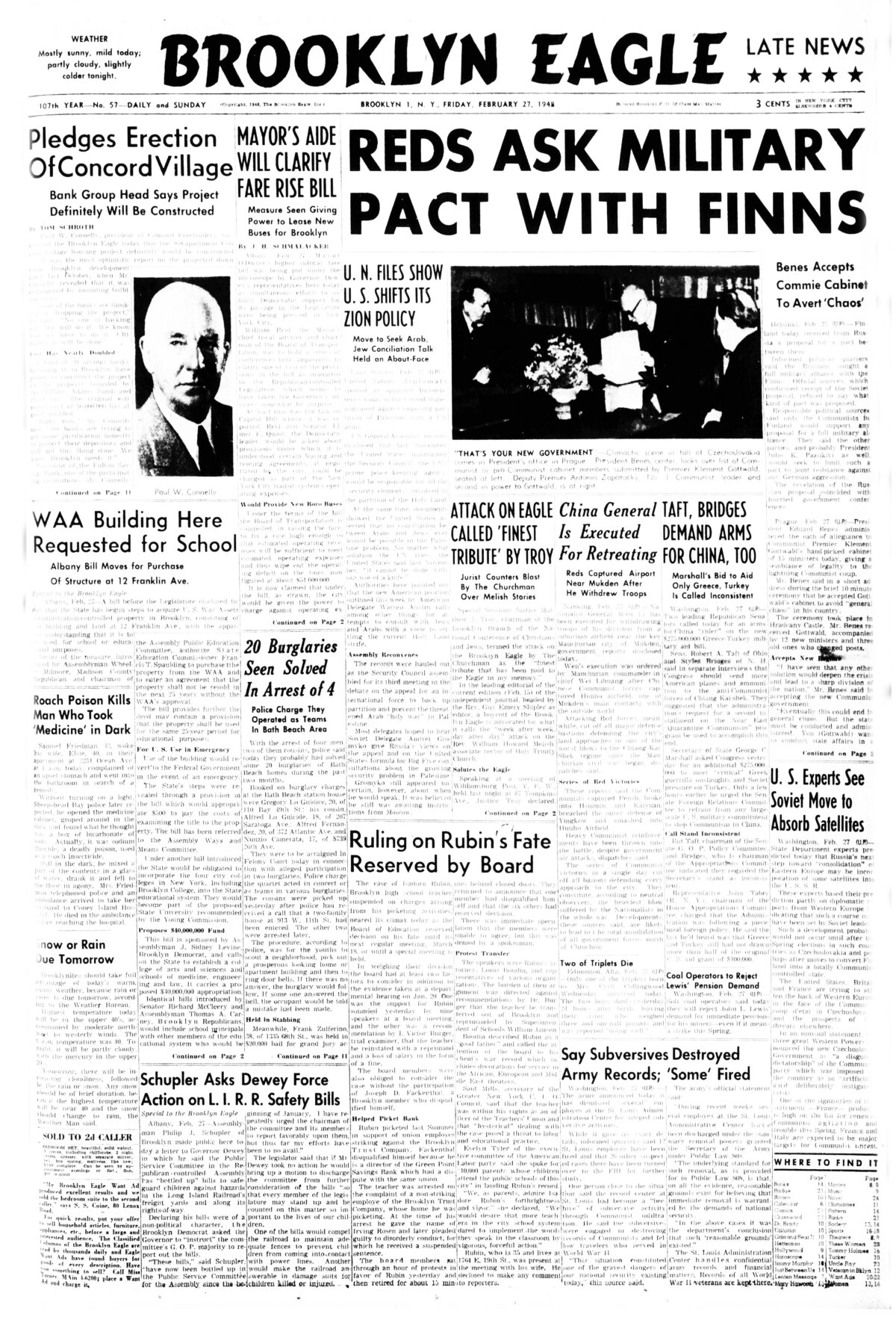 February 27 ON THIS DAY IN HISTORY