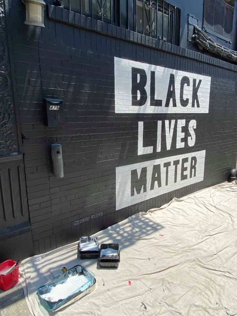 Artists, locals create Black Lives Matter mural outside the Owl’s Head