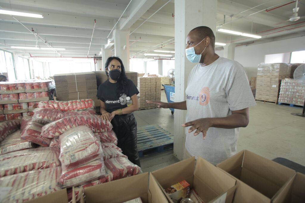 Industry City-based Element9 distributes thousands of meals to needy