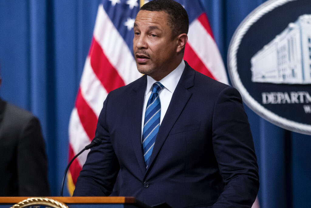U.S. Attorney Breon Peace announced the sentencing of a 30-year-old from South Carolina, who was found guilty of selling guns in New York City.Photo: Nathan Howard/AP