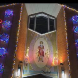 St. Athanasius Church holds Christmas tree-lighting celebration