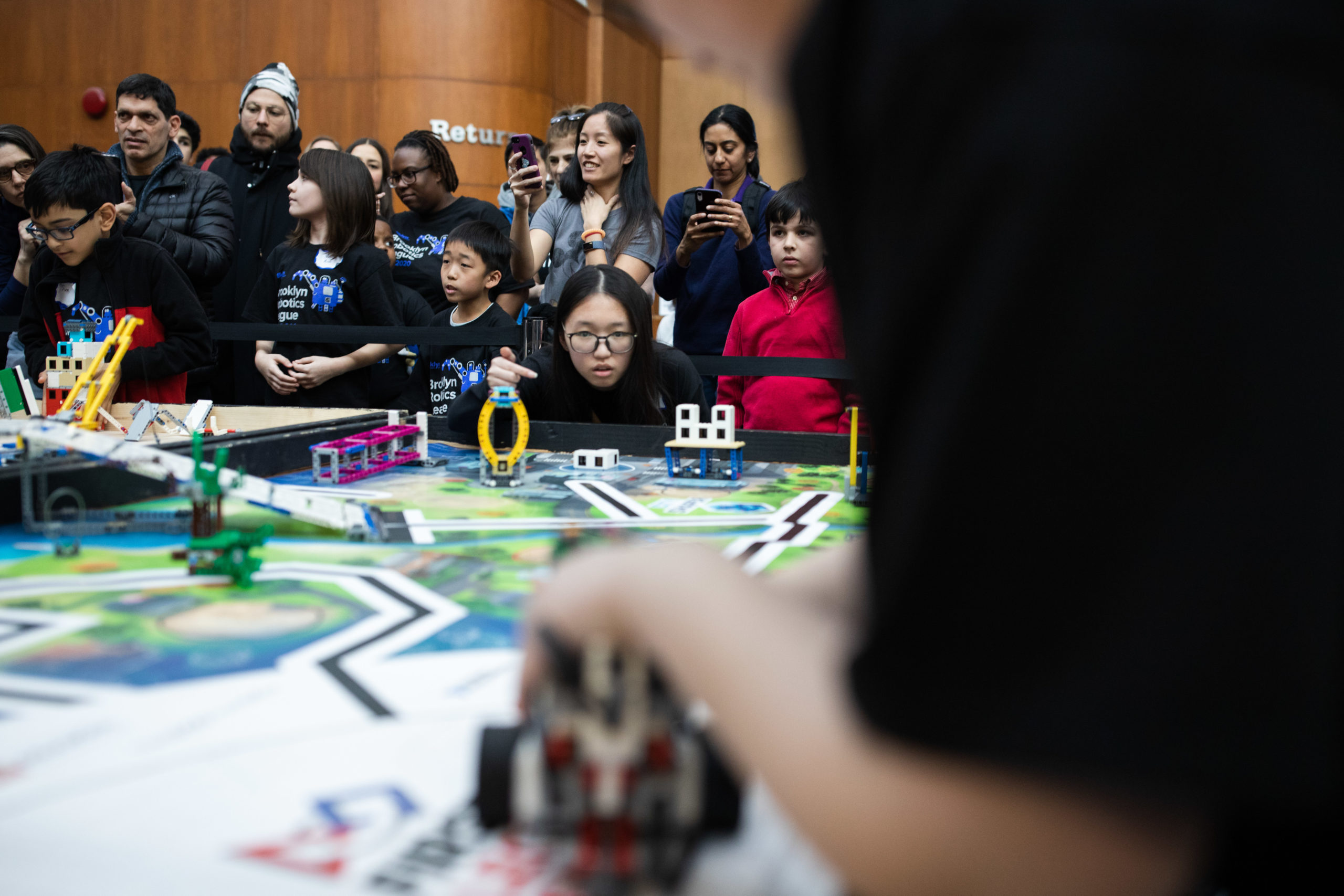 About two to three contenders from each team participated at once during the rounds. Photo: Paul Frangipane/Brooklyn Eagle