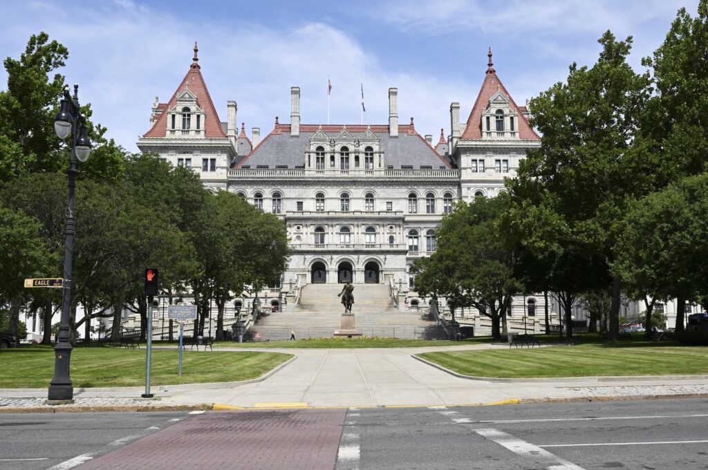 The New York state Capitol