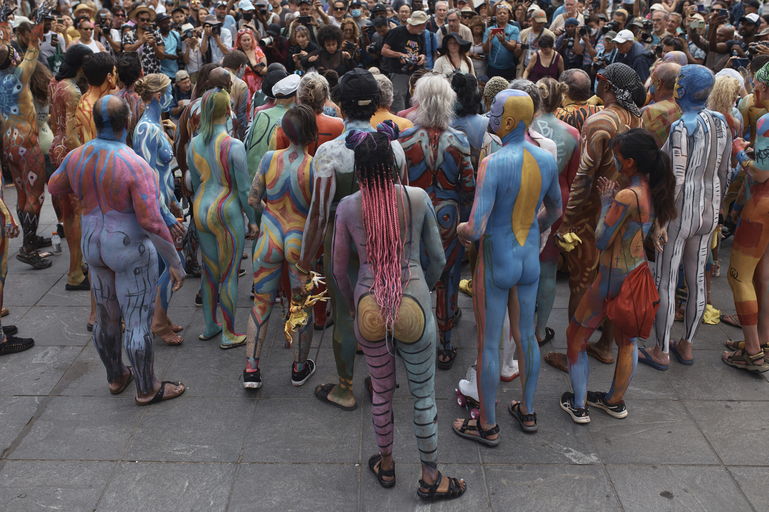 NYC Bodypainting Day blends nudity, jitters: 'If I'm green, no one