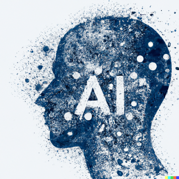 An image created using the software DALL-E 2 with the prompt, “artificial intelligence.” Photo: Daniel Cody