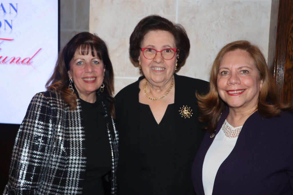 From left: Hon. Deborah A. Kaplan, deputy chief administrative judge of the New York City Courts; Hon. Carmen Beauchamp Ciparick, and Hon. Carmen Pacheco.